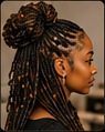 Braided updo hairstyle