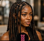 Braided protective hairstyle